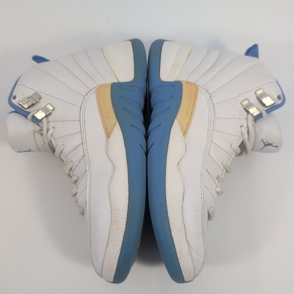 Air Jordan 12 Retro White University Blue Melo 2004 Women's Size 6 - Picture 7 of 12